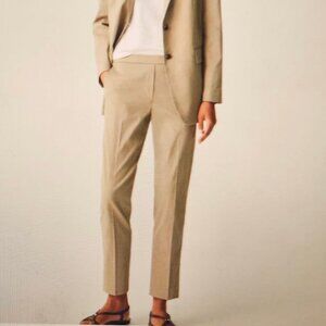 Theory Treeca linen blend pull on ladies pants in Good Linen, size 2, new.